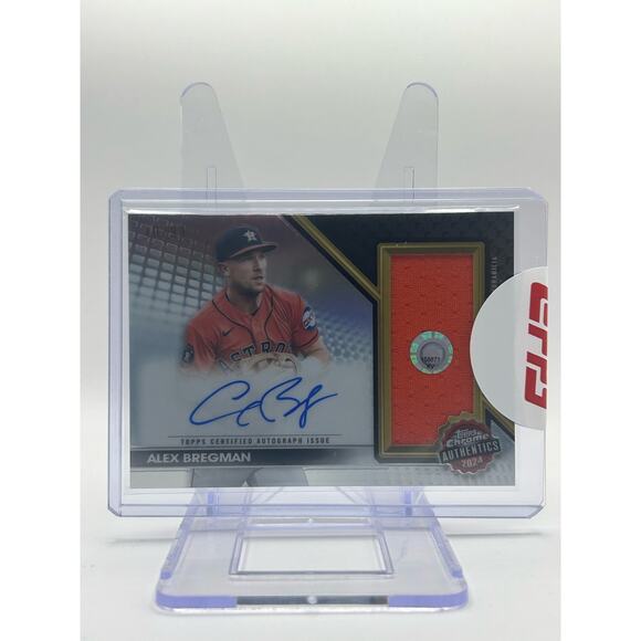 2024 Topps Chrome Alex Bregman Jersey Relic Auto /99 SSP Houston Astros - Picture 1 of 2